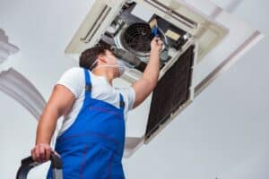 HVAC system with proper maintenance