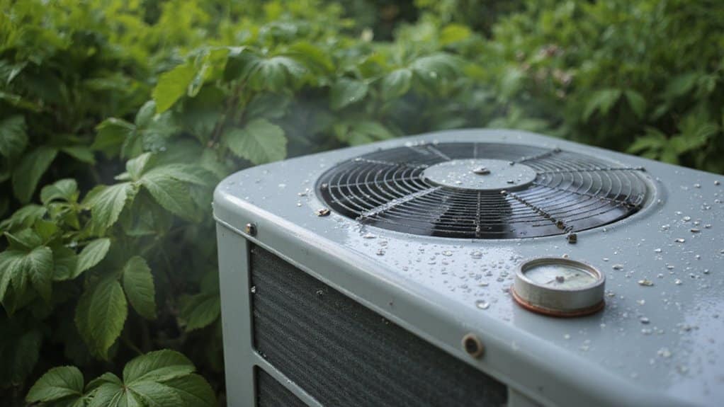 Coastal weather conditions on Vancouver Island showing moist air and overcast skies