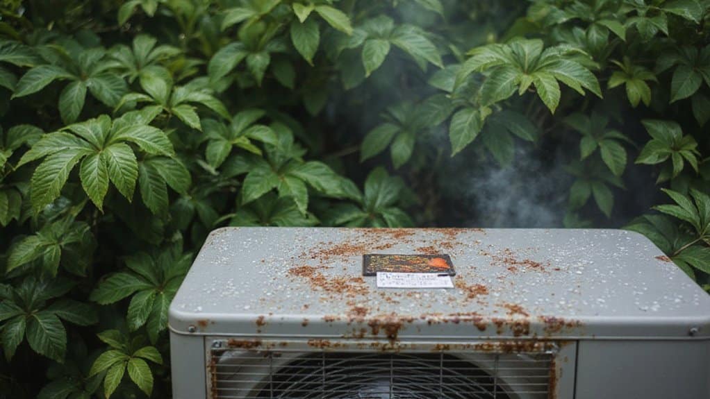 Map and weather visuals comparing Vancouver Island humidity with other North American regions
