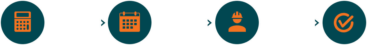 arrow dots