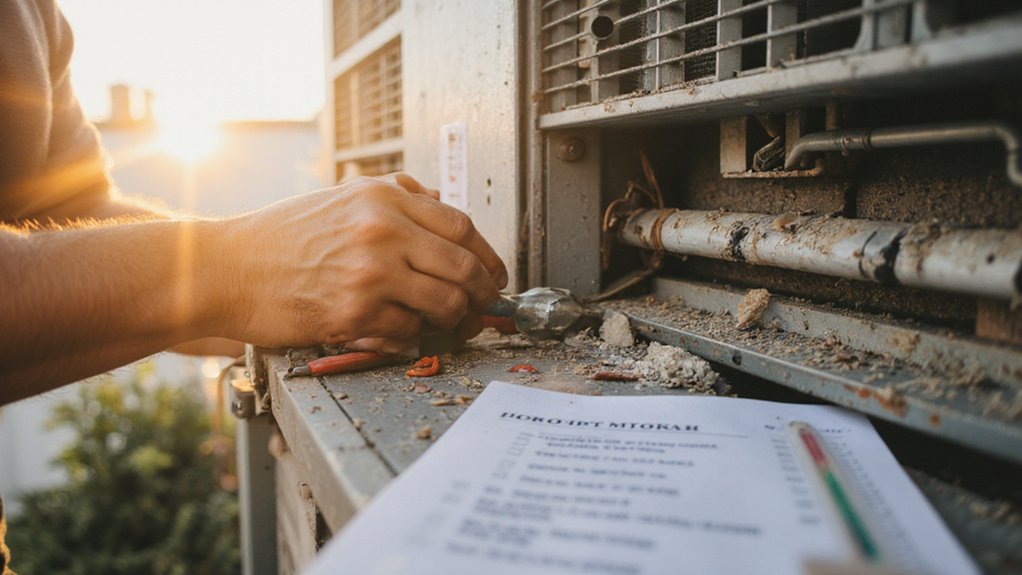AC maintenance to prevent warm air and cooling problems