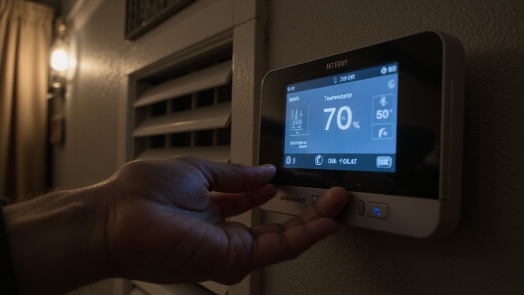 AC thermostat settings causing warm air from vents