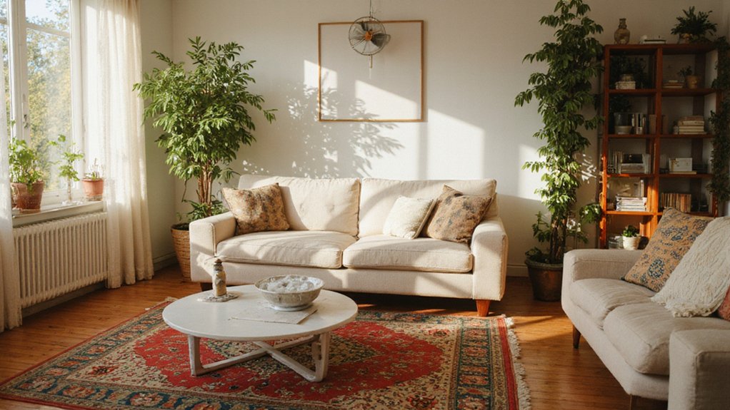 Cool and comfortable home during summer heat with air conditioning