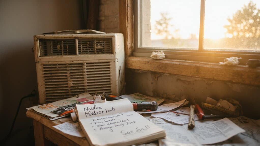 AC replacement system installed in a home