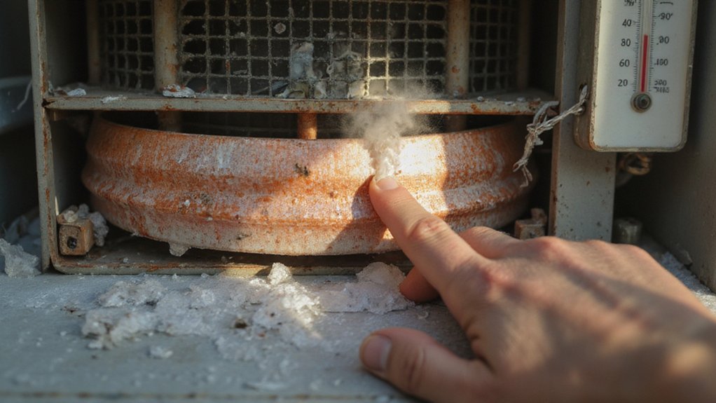 Signs of low refrigerant in an air conditioner