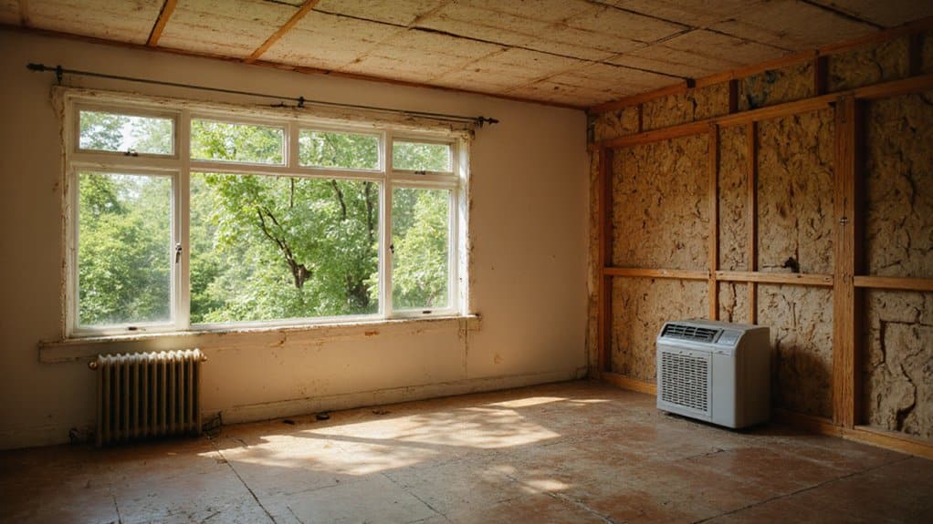 Home insulation helping an air conditioner cool more effectively