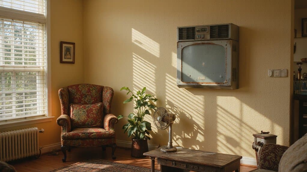 Older air conditioning system that may need an upgrade